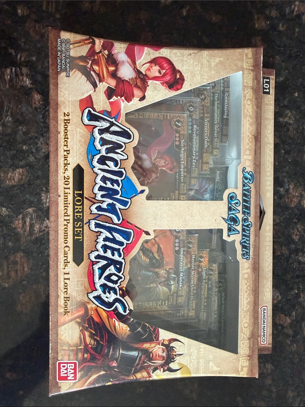 Battle Spirits Saga: Ancient Heroes Lore Set - Collectible Card Game New in Box
